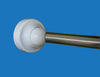 Photo of the Ceramic White Rotator Rod with White Accent Ball